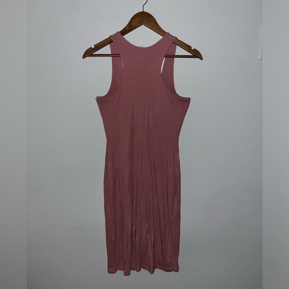 Popular 21 Pink Ribbed Dress - Picture 3 of 3